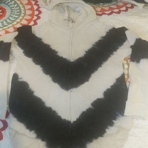 Tie-dye Hooded Sweater